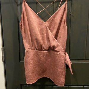 Express rust color dress tank.